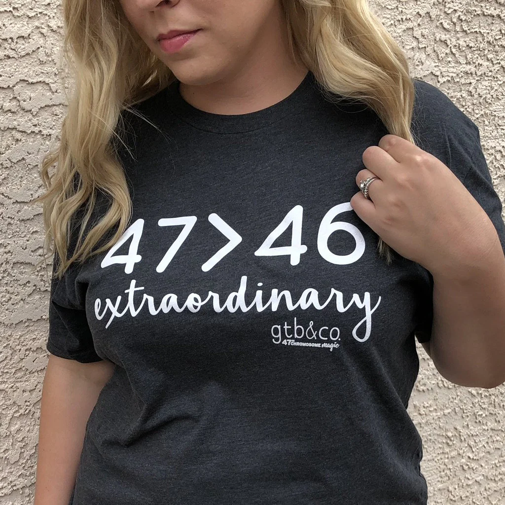 47 > 46 Extraordinary Down Syndrome Definition Shirt - Image 2